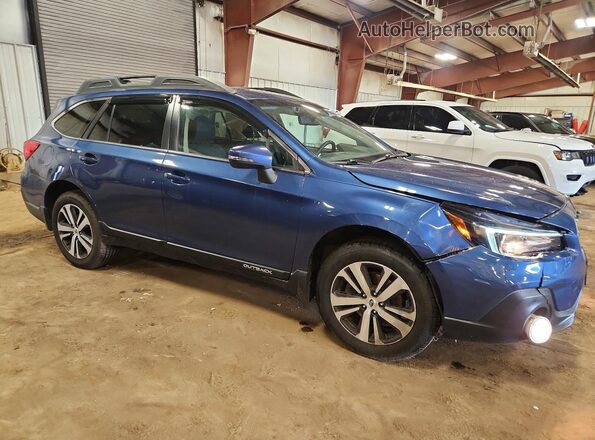 4S4BSAJC9K3247113 2019 SUBARU OUTBACK Синий Передняя правая четверть