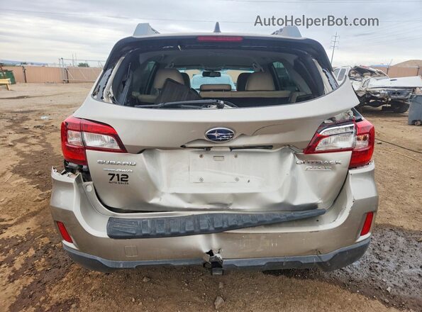 4S4BSAJCXG3273985 2016 SUBARU OUTBACK Tan Rear view