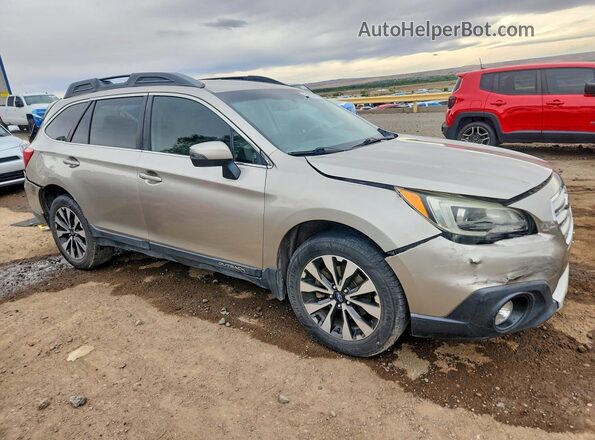4S4BSAJCXG3273985 2016 SUBARU OUTBACK Tan Front right