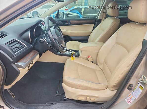 4S4BSAJCXG3273985 2016 SUBARU OUTBACK Tan Front interior view