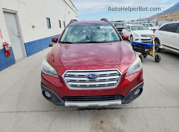 4S4BSAKC1H3394131 2017 SUBARU OUTBACK Красный Вид спереди