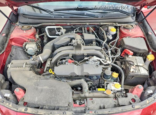 4S4BSAKC1H3394131 2017 SUBARU OUTBACK Красный Вид задней части салона