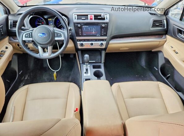 4S4BSAKC1H3394131 2017 SUBARU OUTBACK Красный Вид панели приборов