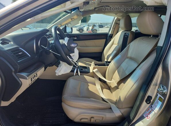 4S4BSAKC1J3397097 2018 SUBARU OUTBACK Tan Front interior view