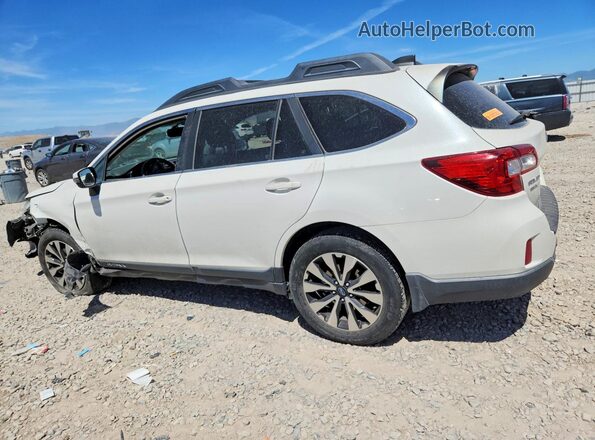 4S4BSAKC2H3202702 2017 SUBARU OUTBACK Белый Задняя левая четверть