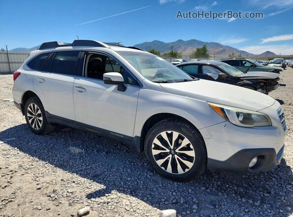 4S4BSAKC2H3202702 2017 SUBARU OUTBACK Белый Передняя правая четверть
