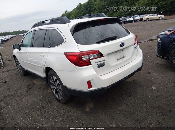 4S4BSAKC2H3411602 2017 SUBARU OUTBACK White Tył lewy