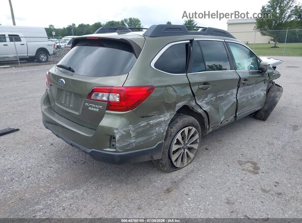 4S4BSAKC4H3415473 2017 SUBARU OUTBACK Green Trasero derecho
