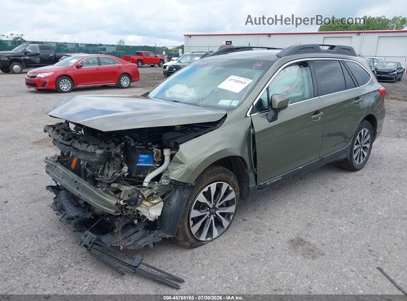 4S4BSAKC4H3415473 2017 SUBARU OUTBACK Green Vista tres cuartos delantera izquierda