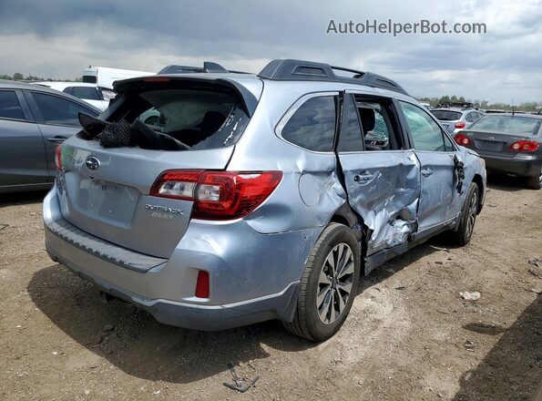 4S4BSAKC6H3211452 2017 SUBARU OUTBACK Серебряный Задняя правая четверть