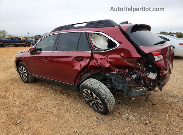 4S4BSAKC6H3341053 2017 SUBARU OUTBACK Red უკანა მარცხენა