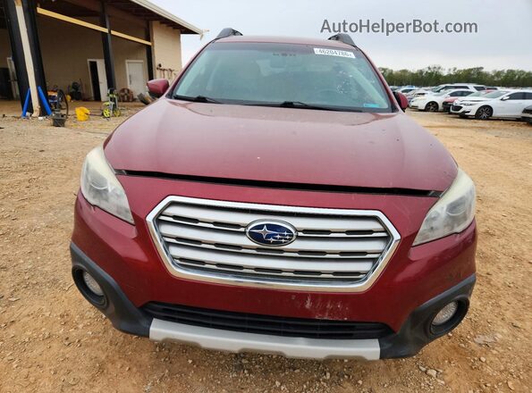 4S4BSAKC6H3341053 2017 SUBARU OUTBACK Red წინა ხედი