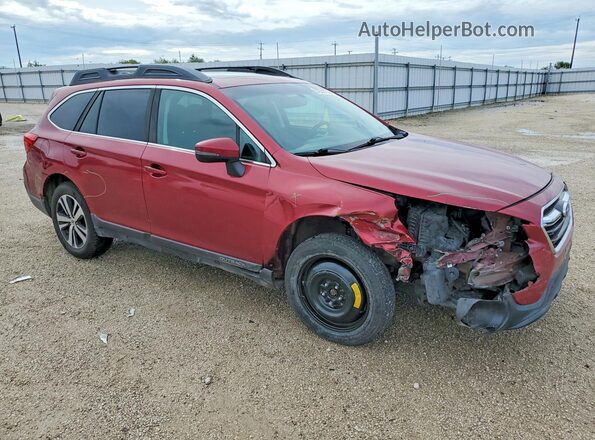 4S4BSAKC6J3326090 2018 SUBARU OUTBACK Бордовый Передняя правая четверть