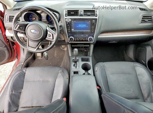 4S4BSAKC6J3326090 2018 SUBARU OUTBACK Бордовый Вид панели приборов
