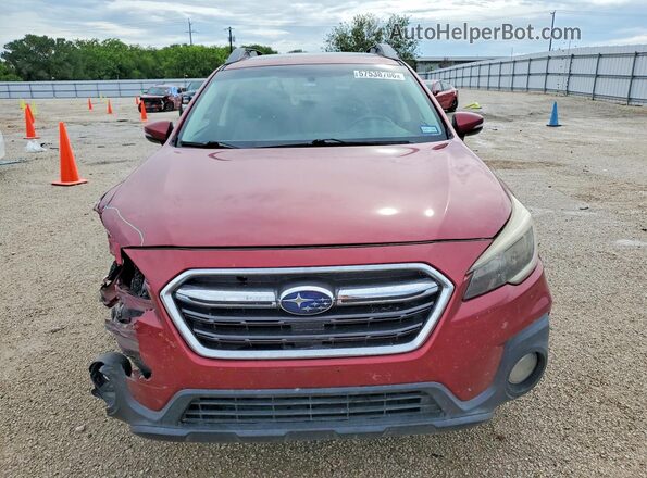 4S4BSAKC6J3326090 2018 SUBARU OUTBACK Бордовый Вид спереди