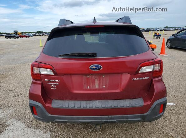 4S4BSAKC6J3326090 2018 SUBARU OUTBACK Бордовый Вид сзади