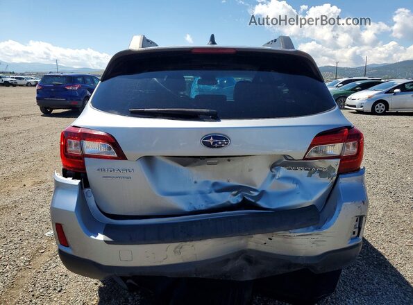 4S4BSAKC8H3211128 2017 SUBARU OUTBACK Silver Vista trasera