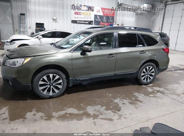 4S4BSAKC9H3242291 2017 SUBARU OUTBACK Green წინა მარცხენა ხედი სამი მეოთხედიდან