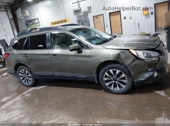 4S4BSAKC9H3242291 2017 SUBARU OUTBACK Green უკანა სალონის ხედი