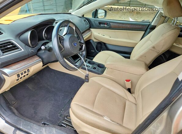 4S4BSAKC9J3243009 2018 SUBARU OUTBACK Tan წინა სალონის ხედი