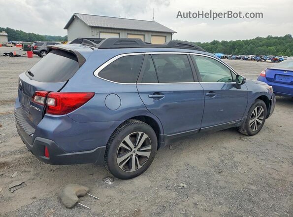 4S4BSAKCXJ3272356 2018 SUBARU OUTBACK Blue Trasero derecho