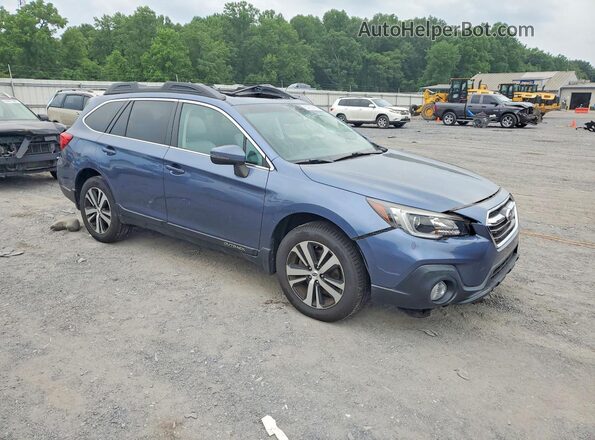 4S4BSAKCXJ3272356 2018 SUBARU OUTBACK Blue Delantero derecho
