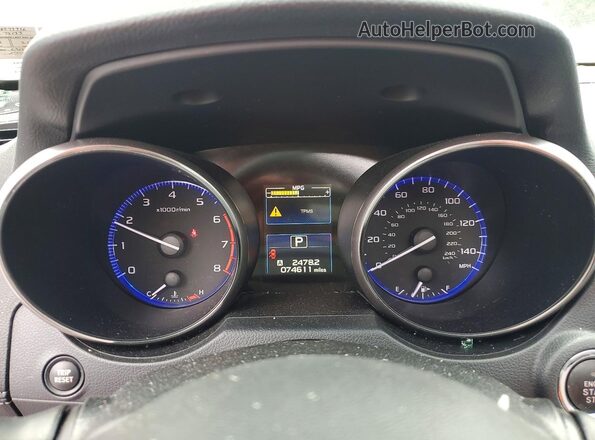 4S4BSAKCXJ3272356 2018 SUBARU OUTBACK Blue Vista del cuadro de instrumentos