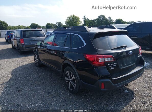 4S4BSAKCXJ3390360 2018 SUBARU OUTBACK Black Задня ліва чверть