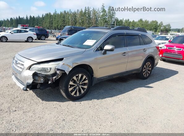 4S4BSALC5G3344894 2016 SUBARU OUTBACK Silver Vista tres cuartos delantera izquierda