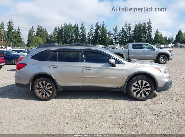 4S4BSALC5G3344894 2016 SUBARU OUTBACK Silver Vista interior trasera