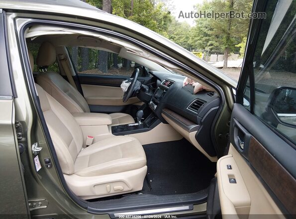 4S4BSALC5G3347715 2016 SUBARU OUTBACK Beige წინა სალონის ხედი