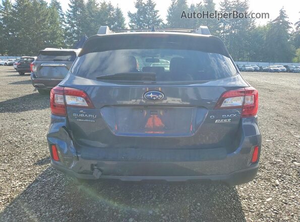 4S4BSANC0G3268370 2016 SUBARU OUTBACK Blue Rear view