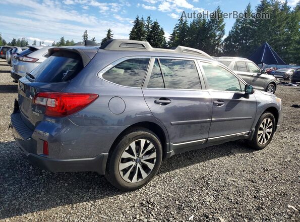 4S4BSANC0G3268370 2016 SUBARU OUTBACK Blue Rear right