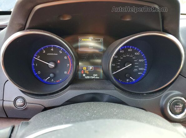 4S4BSANC0G3268370 2016 SUBARU OUTBACK Blue Instrument cluster view