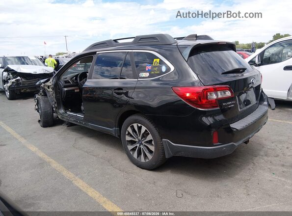 4S4BSANC0H3339763 2017 SUBARU OUTBACK Black Tył lewy
