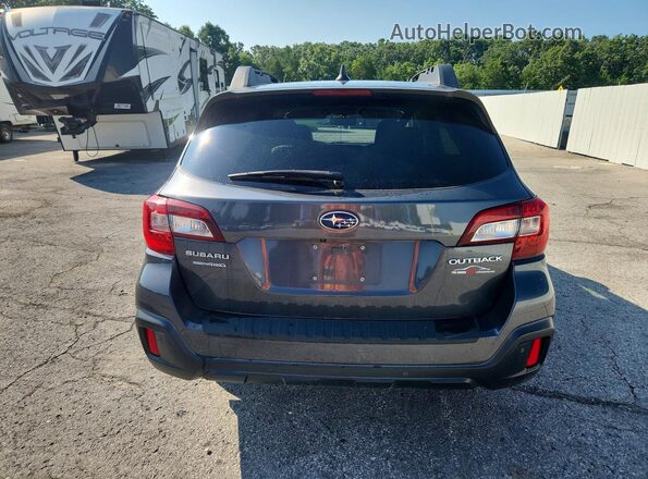 4S4BSANC0J3252290 2018 SUBARU OUTBACK Gray Вид ззаду