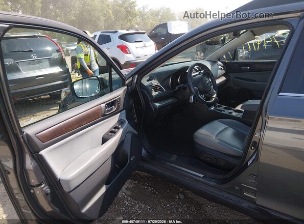 4S4BSANC0J3372817 2018 SUBARU OUTBACK Gray Front interior view