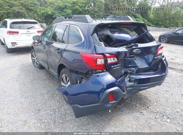 4S4BSANC0J3376365 2018 SUBARU OUTBACK Blue Задня ліва чверть