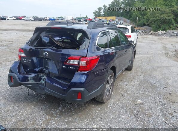 4S4BSANC0J3376365 2018 SUBARU OUTBACK Blue Задня права чверть