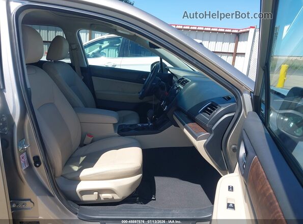 4S4BSANC0J3378696 2018 SUBARU OUTBACK Tan Front interior view