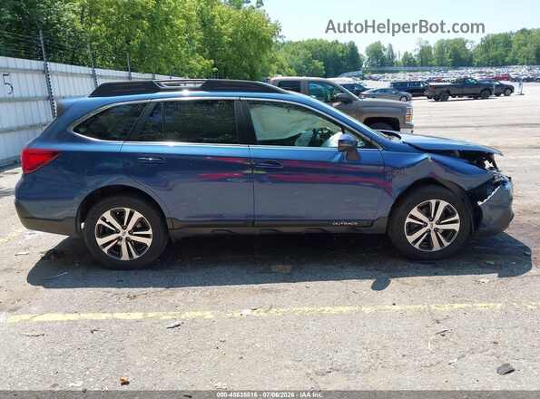 4S4BSANC0K3373242 2019 SUBARU OUTBACK Blue უკანა სალონის ხედი