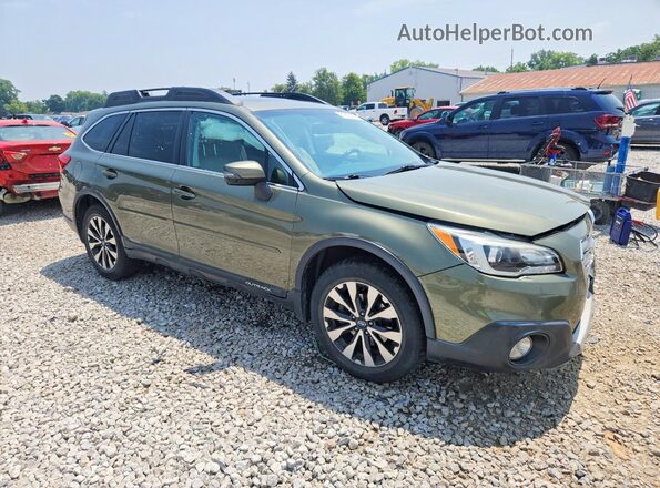 4S4BSANC1G3236186 2016 SUBARU OUTBACK Green Delantero derecho