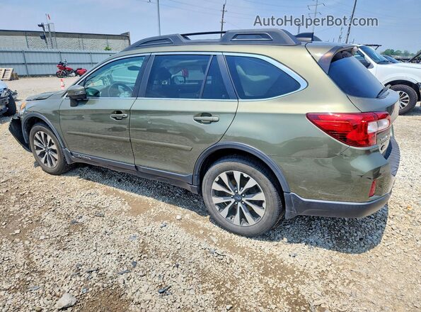 4S4BSANC1G3236186 2016 SUBARU OUTBACK Green Trasero izquierdo