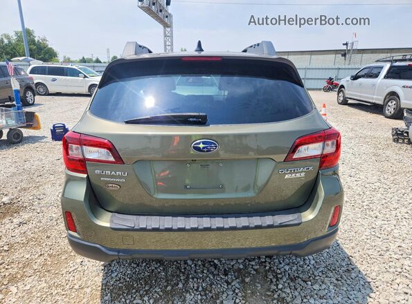 4S4BSANC1G3236186 2016 SUBARU OUTBACK Green Vista trasera