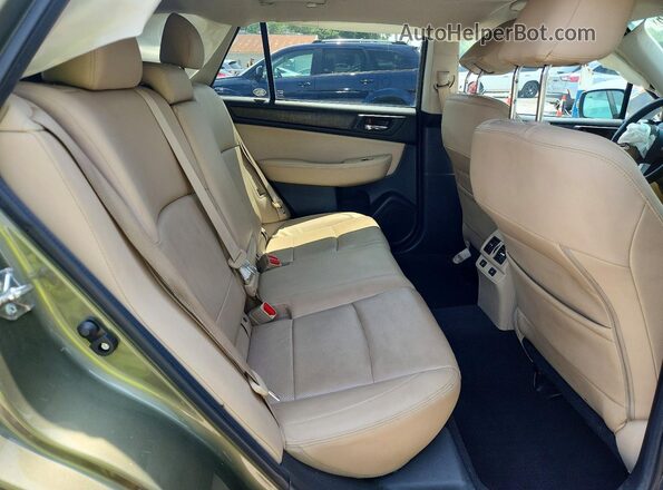 4S4BSANC1G3236186 2016 SUBARU OUTBACK Green Vista interior trasera