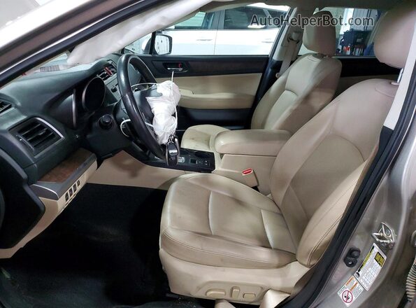 4S4BSANC1G3359342 2016 SUBARU OUTBACK Brown Widok wnętrza z przodu