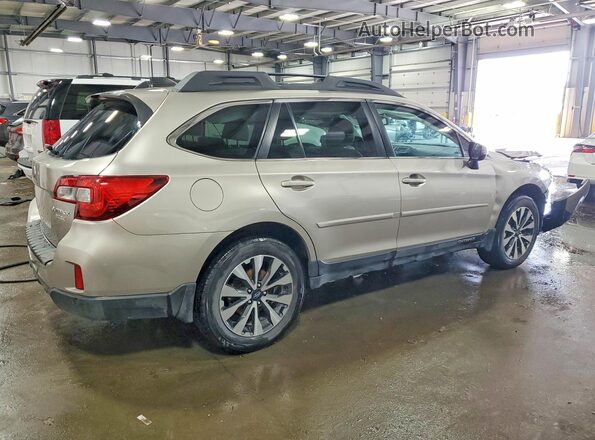 4S4BSANC1G3359342 2016 SUBARU OUTBACK Brown Tył prawy