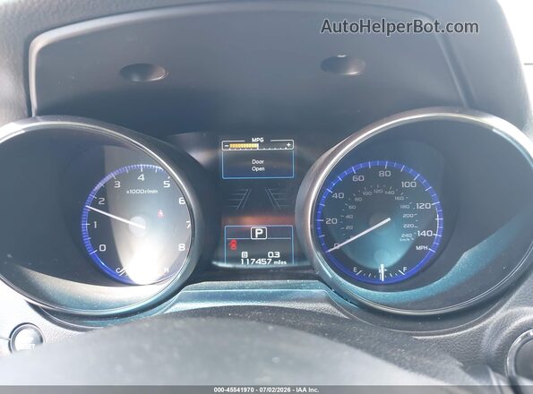 4S4BSANC1H3206882 2017 SUBARU OUTBACK Gray Widok tylnych siedzeń
