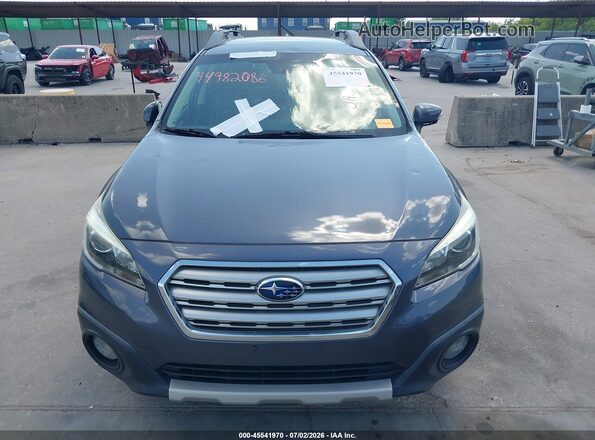 4S4BSANC1H3206882 2017 SUBARU OUTBACK Gray Widok zestawu wskaźników