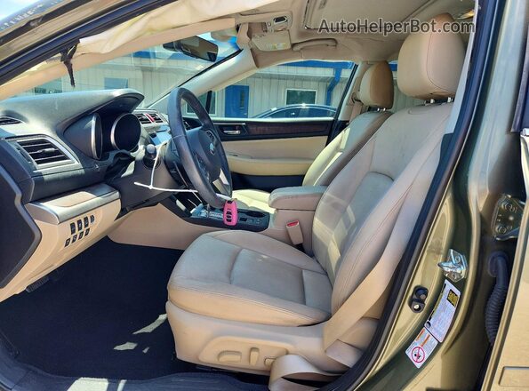 4S4BSANC1H3340419 2017 SUBARU OUTBACK Зеленый Вид салона спереди